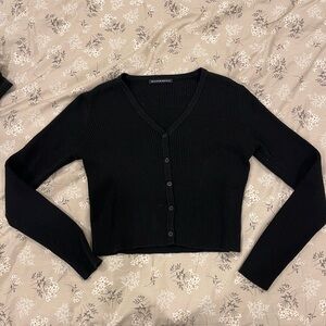Brandy Melville Black Ribbed Sweater
